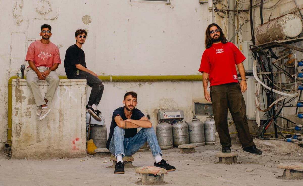 The Alleys band members performing live